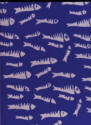 Lapis Blue Fish Batik Design 