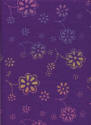 Simple Flowers on Purple background