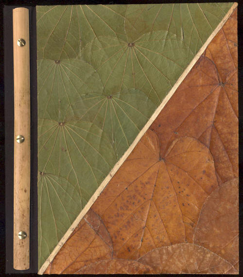 Leaf Menu Cover