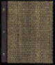 Rattan Menu Covers - black 