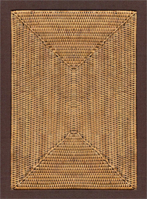 Wicker Menu Cover