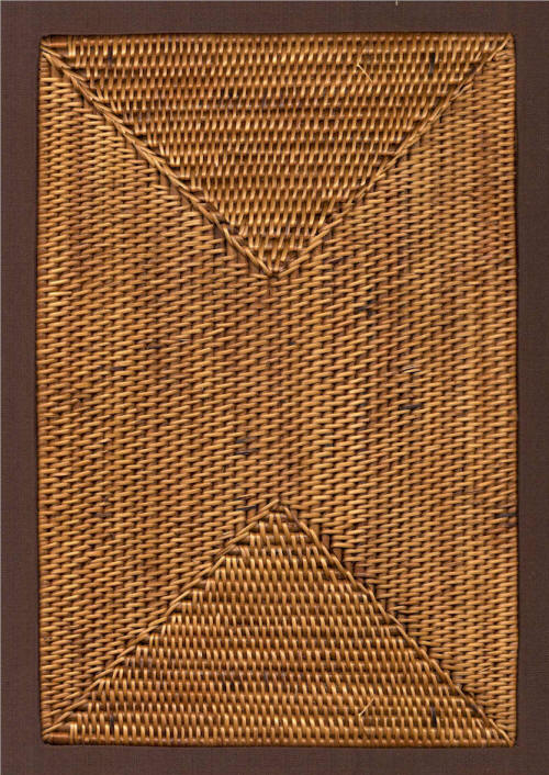 Wicker Menu Covers