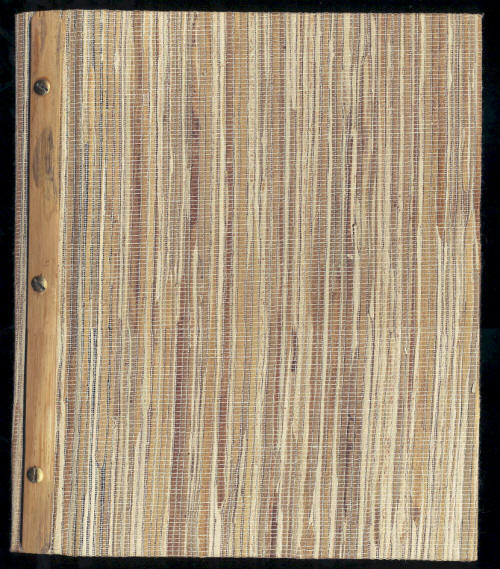 Woven Hyacinth Menu Cover